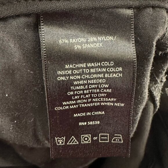 KUT From The Kloth Jeans Womens 6 Mia Toothpick Skinny Dark Washed Denim Black - Picture 9 of 12